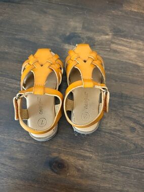 Cat & Jack Orange T-Strap Kids Sandals